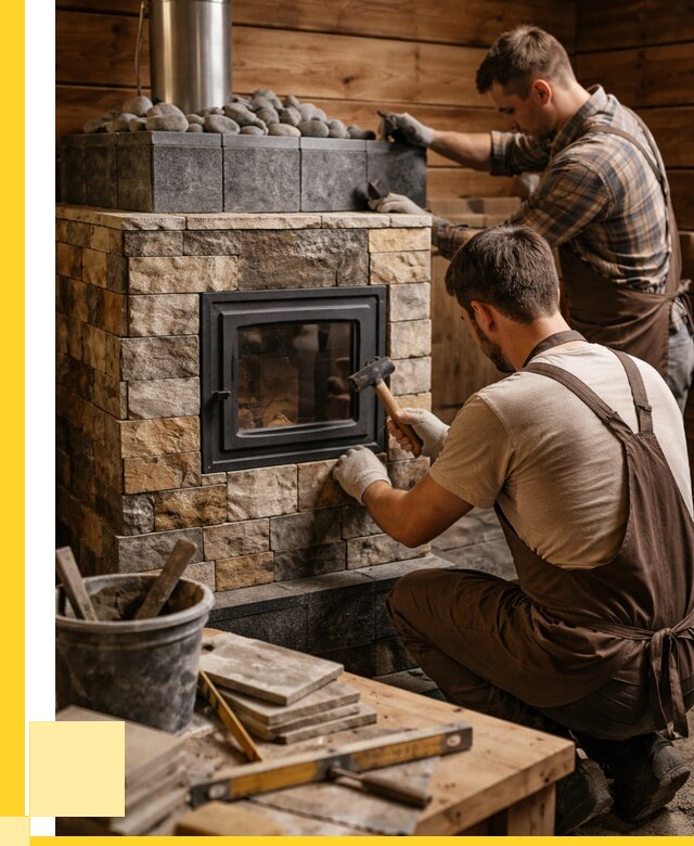 Облицовка банной печи в Владимире от 15563 р. | ЭриданВдм