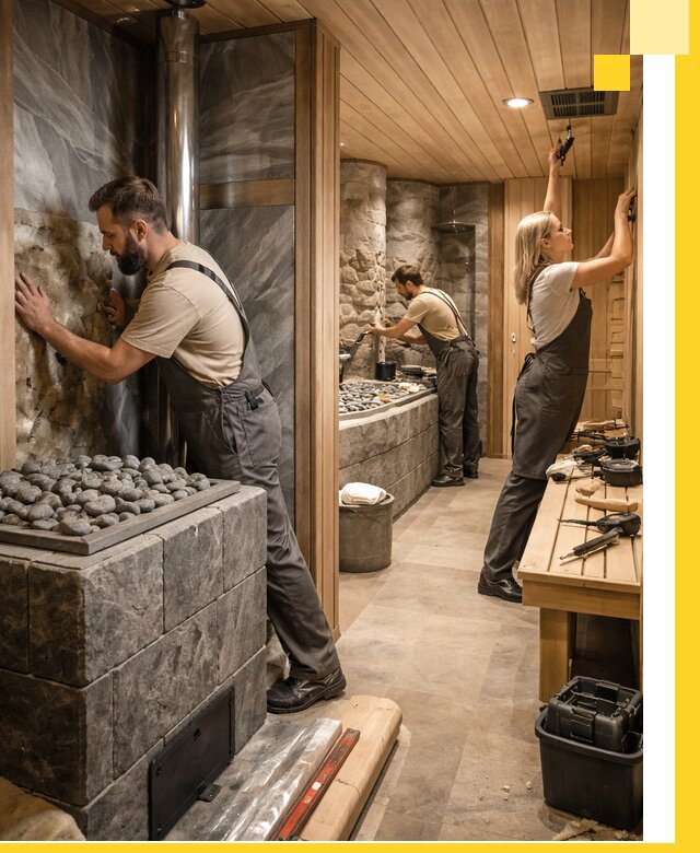 Строительство бань и SPA процедур в Владимире под ключ и отделкой