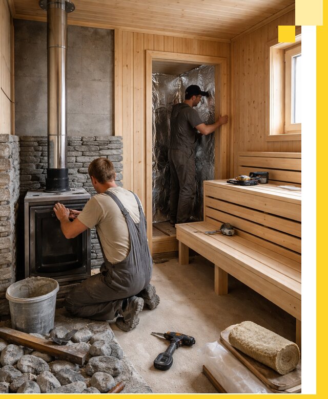 Строительство и изготовление бань под ключ в Владимире