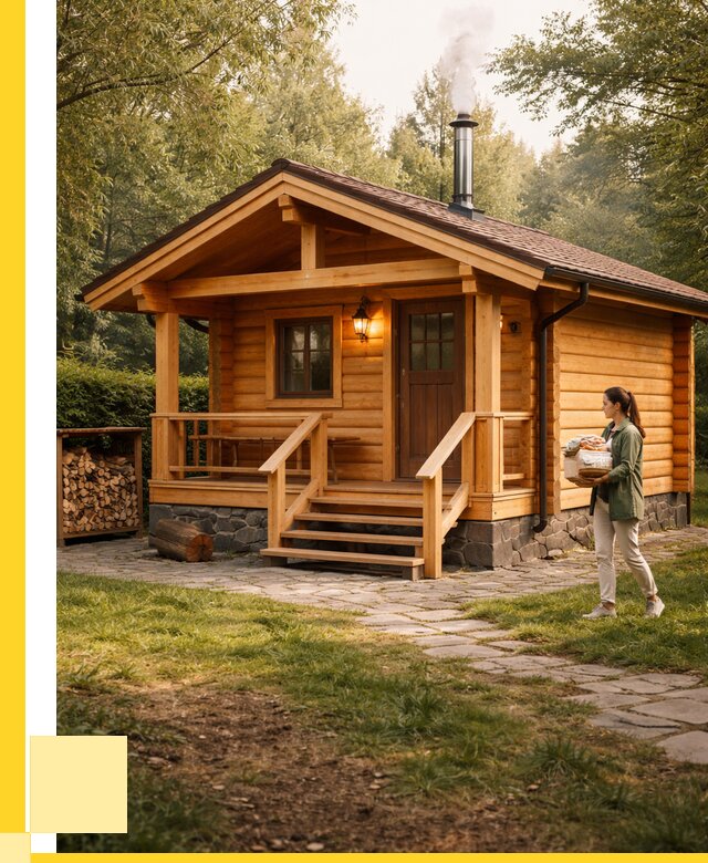 Купить баню под ключ в Владимире от 674375 р. | ЭриданВдм