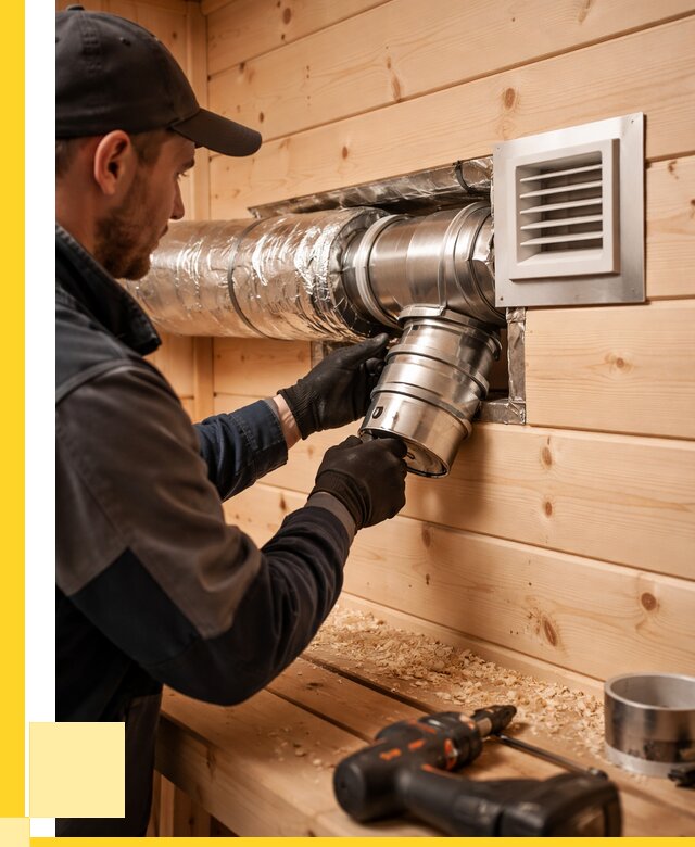 Монтаж вентиляции бани в Владимире от 12450 р. | ЭриданВдм