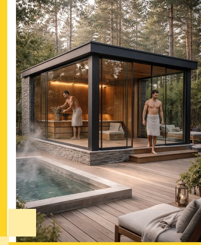 Стеклянные бани и двери в Владимире от 466875 р. | ЭриданВдм