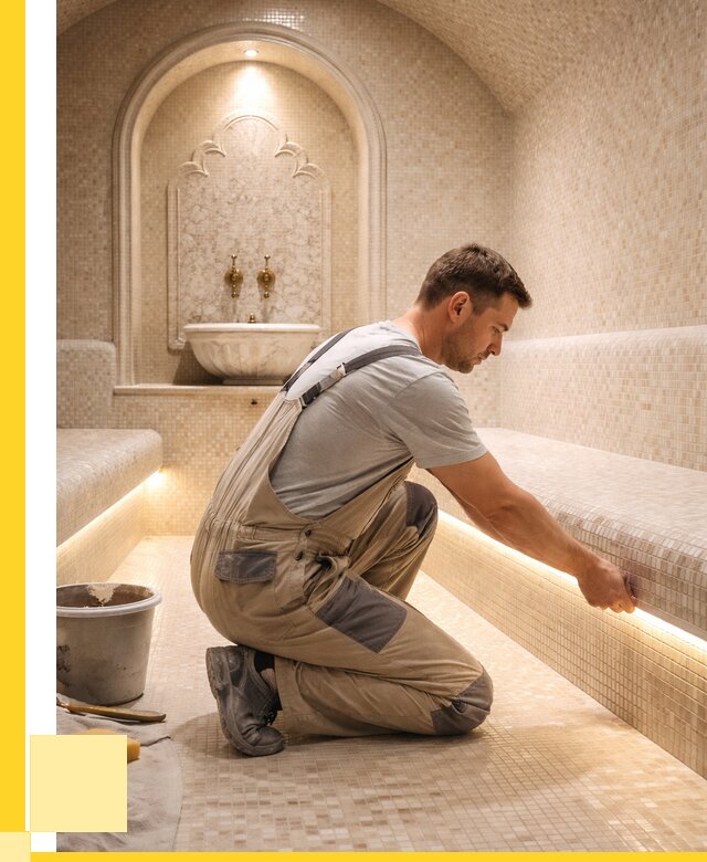 Отделка хамамов под ключ в Владимире от 5706 р. | ЭриданВдм