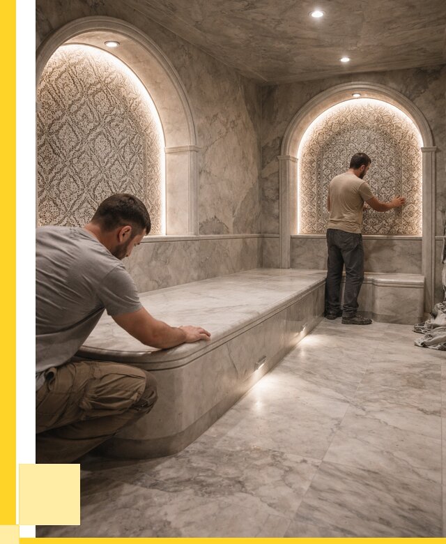 Турецкие бани под ключ в Владимире от 259375 р. | ЭриданВдм