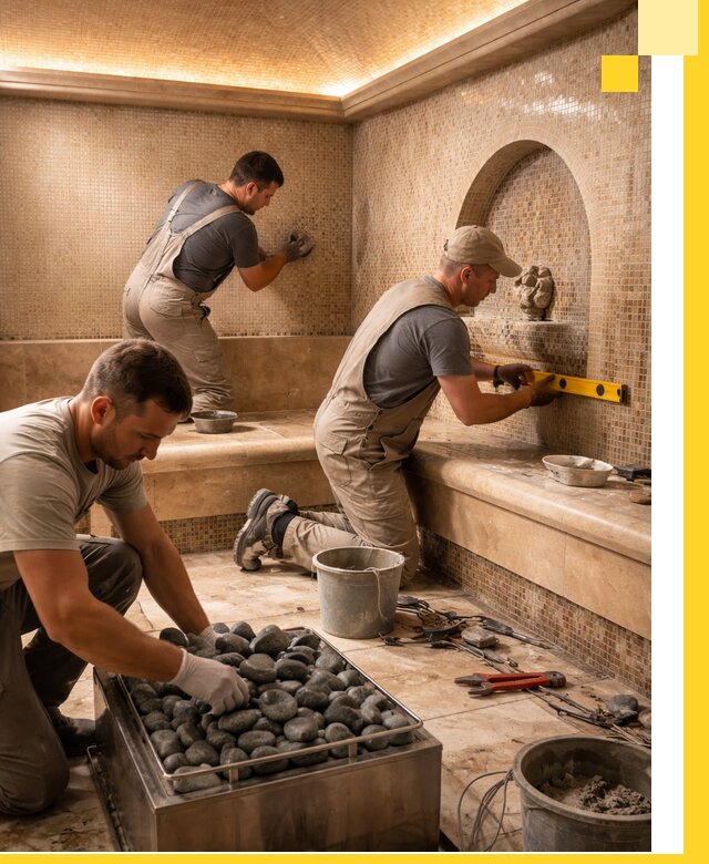 Проектирование и строительство хамама и сауны в Владимире