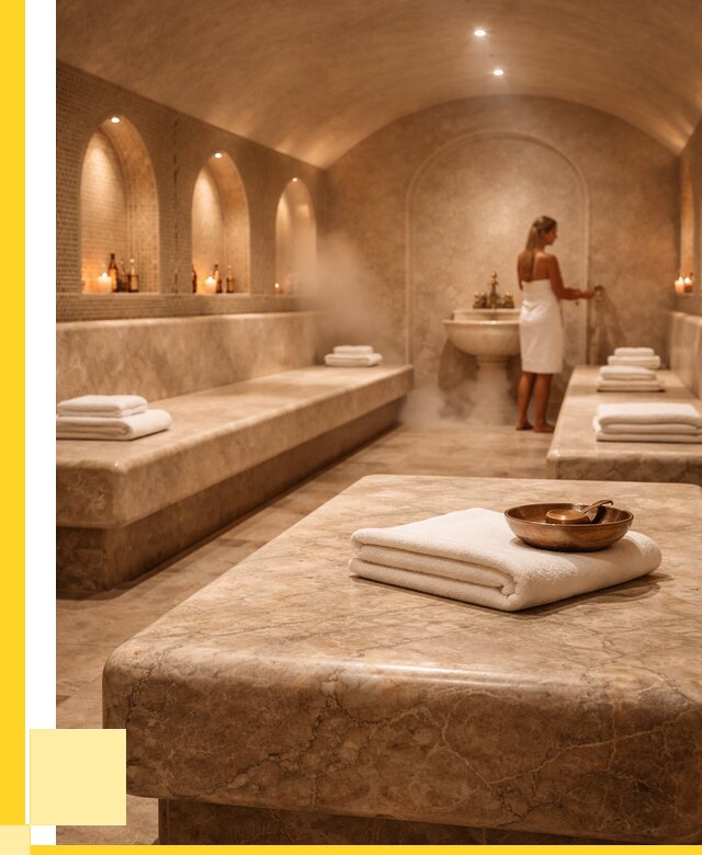 Лежаки для хамама в Владимире под ключ от 36313 р. | ЭриданВдм