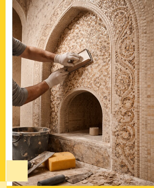 Мозаика для хамама в Владимире под ключ от 5188 р. | ЭриданВдм