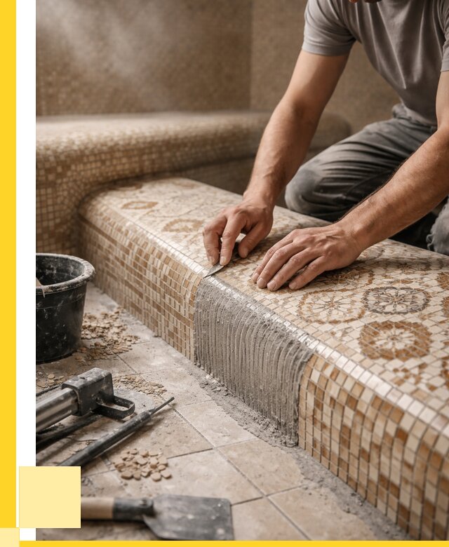 Плитка для хамама под ключ в Владимире от 3631 р. | ЭриданВдм